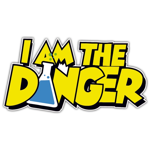 Adesivi per Auto e Moto: Breaking Bad I am the Danger