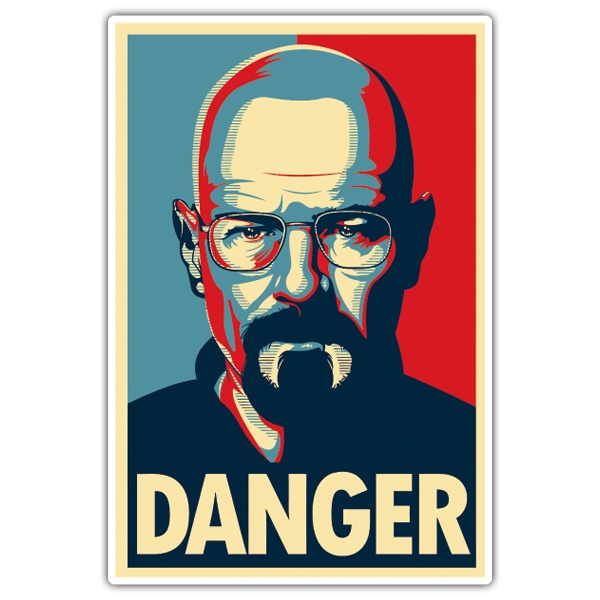 Adesivi per Auto e Moto: Breaking Bad Danger