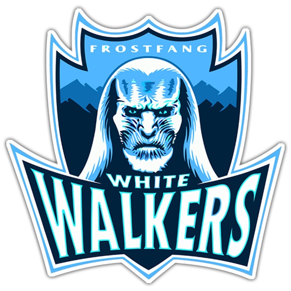 Adesivi per Auto e Moto: Game of Thrones White Walkers