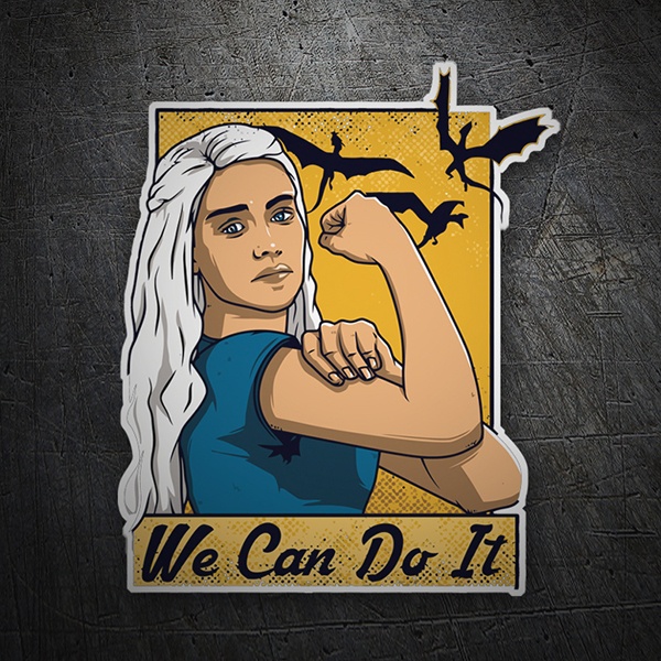 Adesivi per Auto e Moto: Game of Thrones We Can Do It