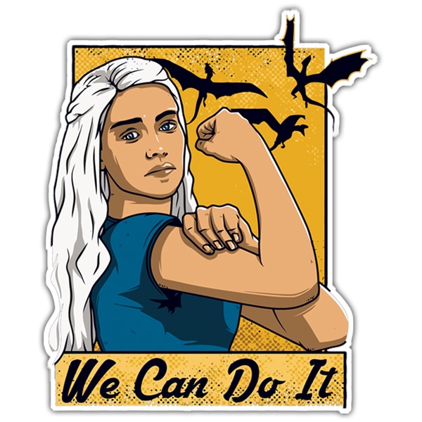 Adesivi per Auto e Moto: Game of Thrones We Can Do It