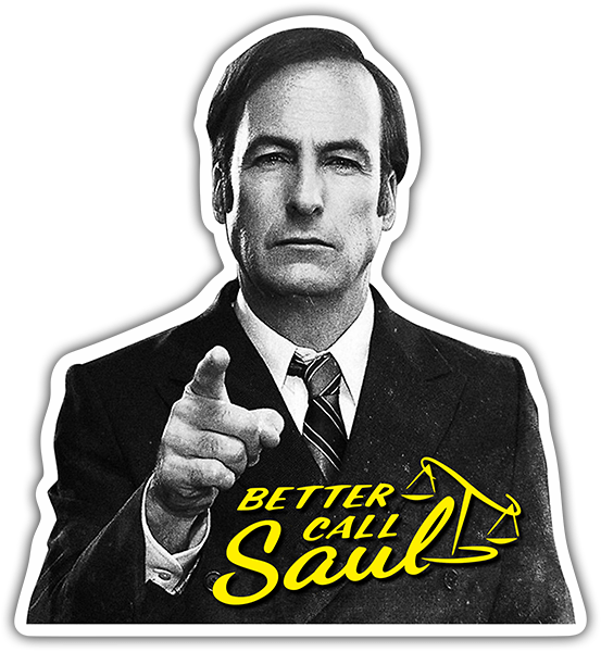 Adesivi per Auto e Moto: Breaking Bad Better call Saul