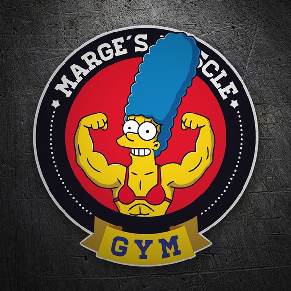 Adesivi per Auto e Moto: Marge Muscle