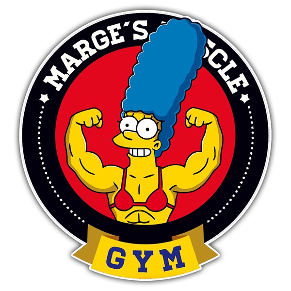 Adesivi per Auto e Moto: Marge Muscle