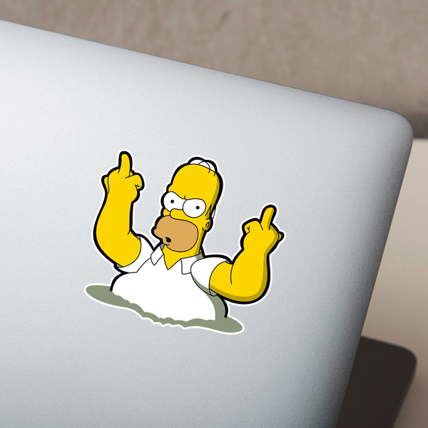 Homer che Mostra il Dito Medio 2