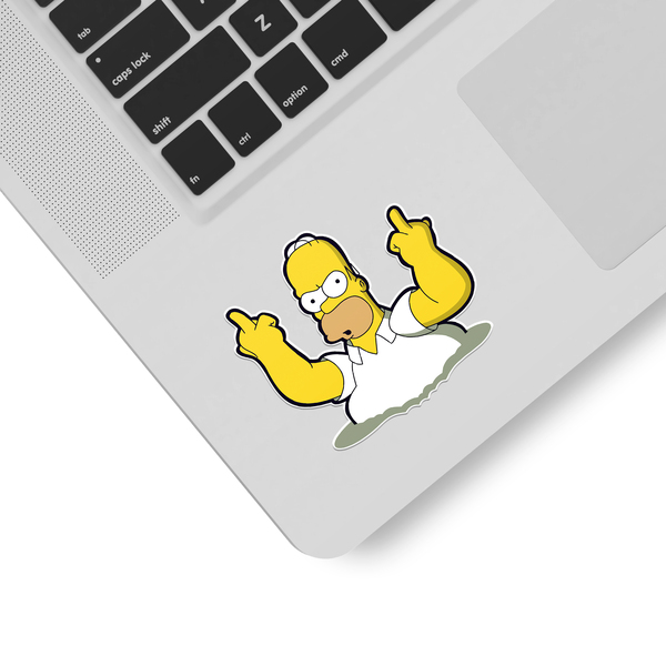Homer che Mostra il Dito Medio 3