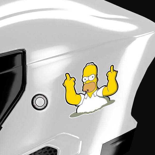 Homer che Mostra il Dito Medio 5