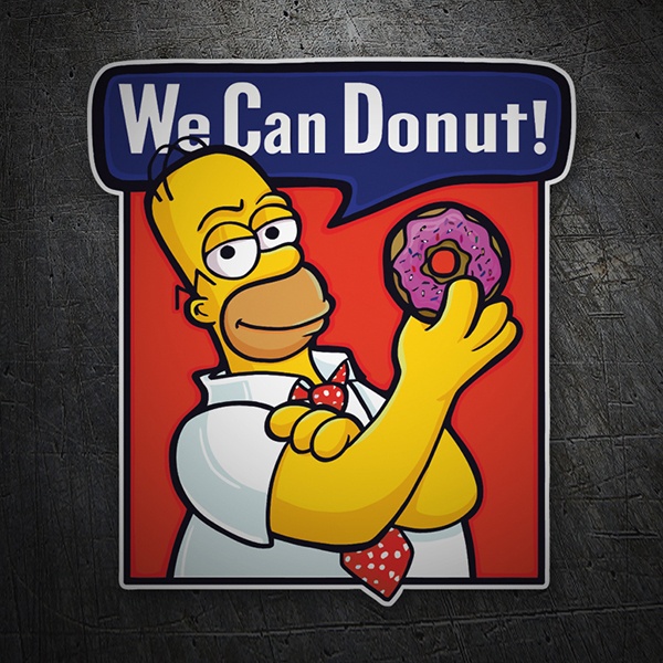 Adesivi per Auto e Moto: We can Donut