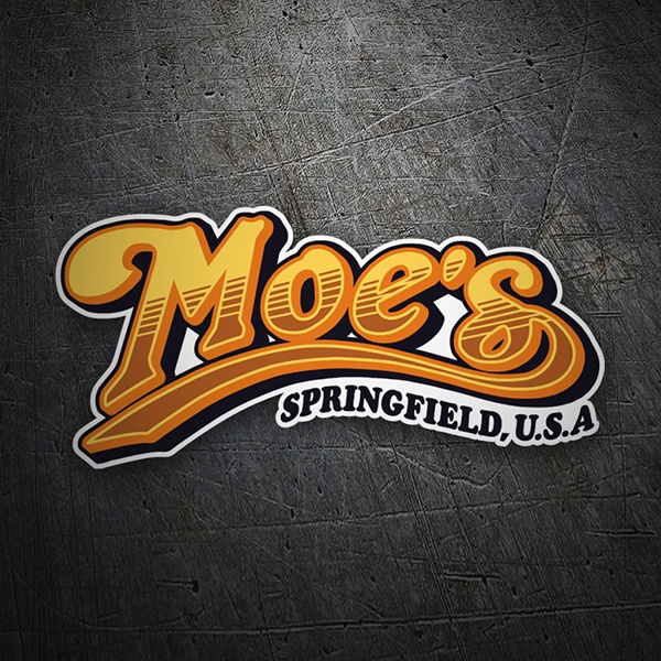 Adesivi per Auto e Moto: Adesivo Bar di Moe Springfield