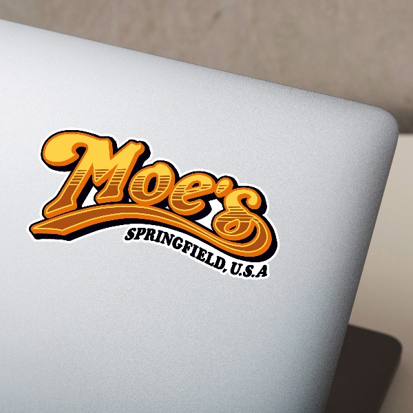 Adesivo Bar di Moe Springfield 2/5