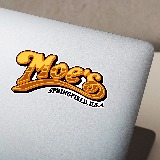 Adesivi per Auto e Moto: Bar Moe's Springfield 3