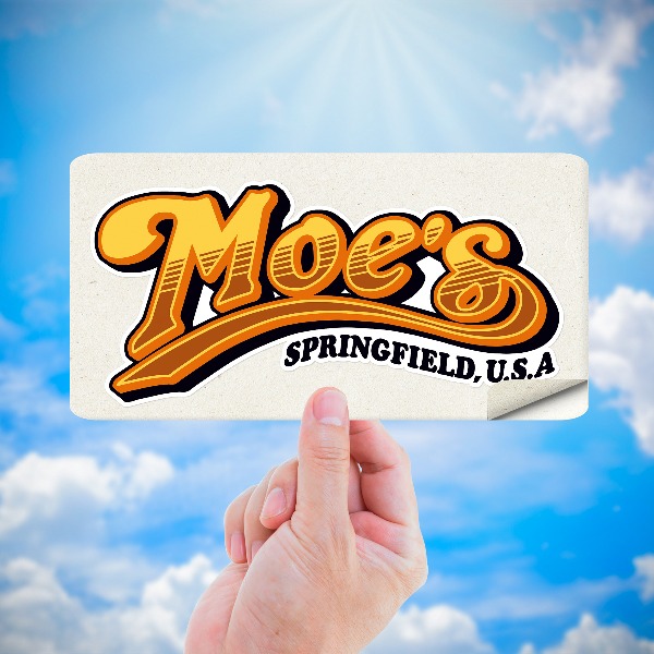 Adesivo Bar di Moe Springfield 4/5