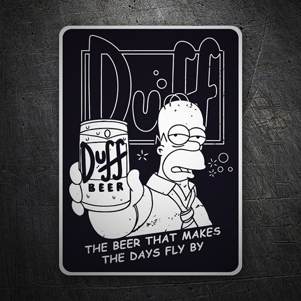 Adesivi per Auto e Moto: Annuncio di Homer Duff 1