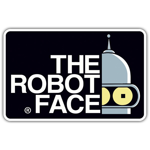 Adesivi per Auto e Moto: Robot Face
