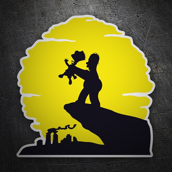 Adesivi per Auto e Moto: Re Bart