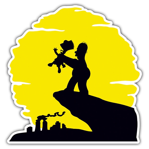 Adesivi per Auto e Moto: Re Bart