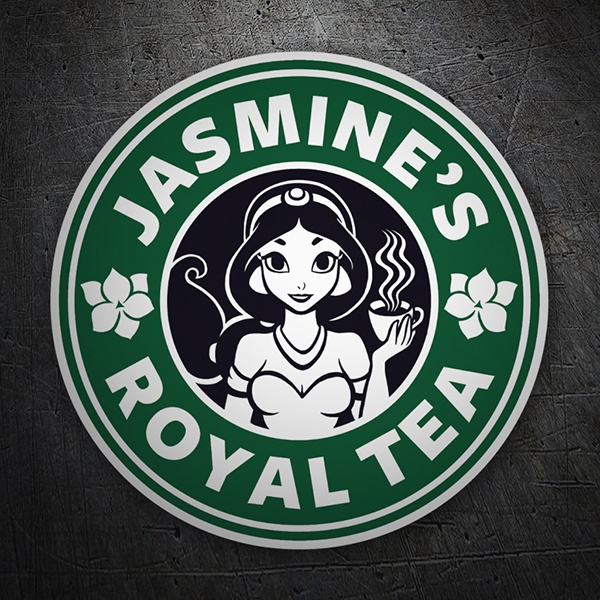Adesivi per Auto e Moto: Jasmine Royal tea