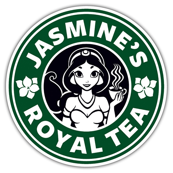 Adesivi per Auto e Moto: Jasmine Royal tea