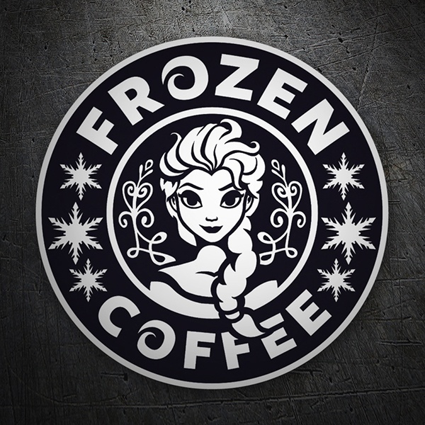 Adesivi per Auto e Moto: Frozen Coffee 1