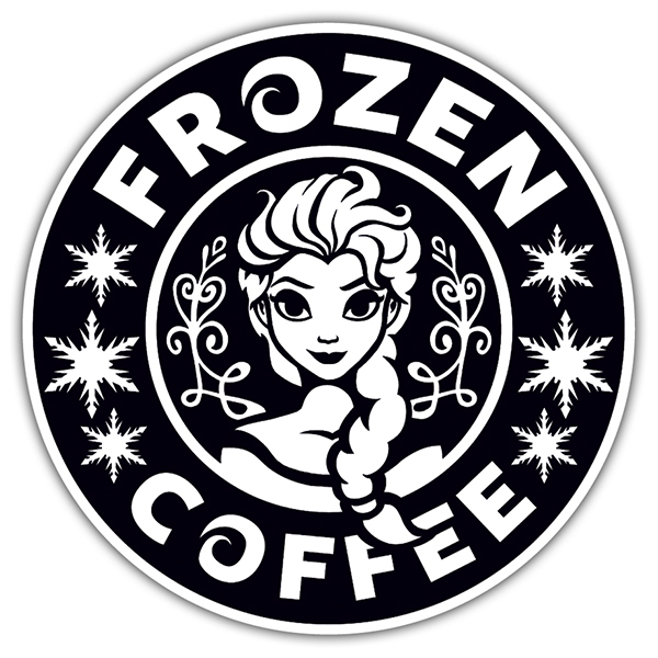 Adesivi per Auto e Moto: Frozen Coffee