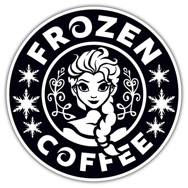 Adesivi per Auto e Moto: Frozen Coffee 0