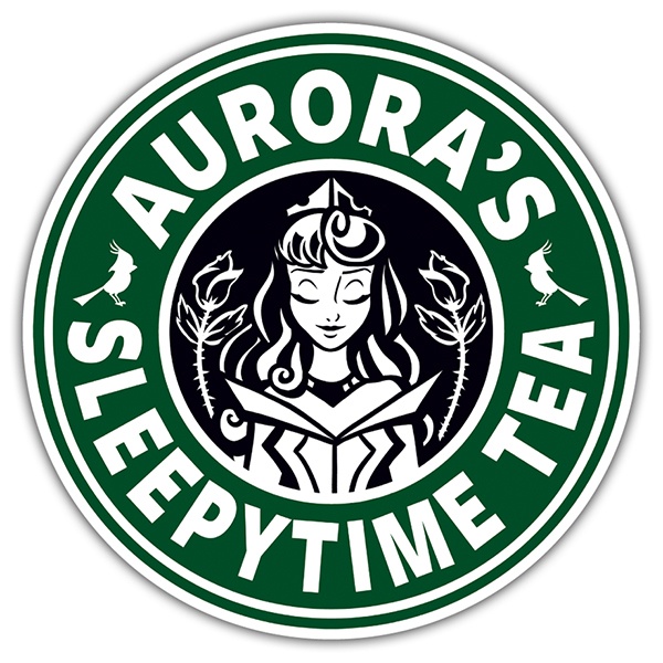 Adesivi per Auto e Moto: Aurora Sleepytime Tea