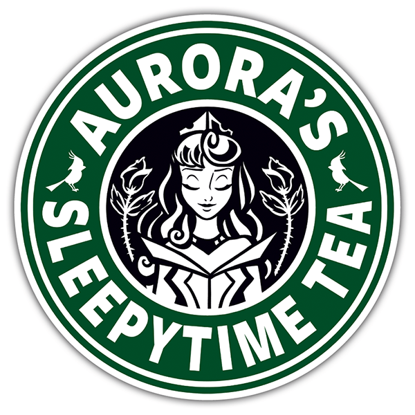 Adesivi per Auto e Moto: Aurora Sleepytime Tea
