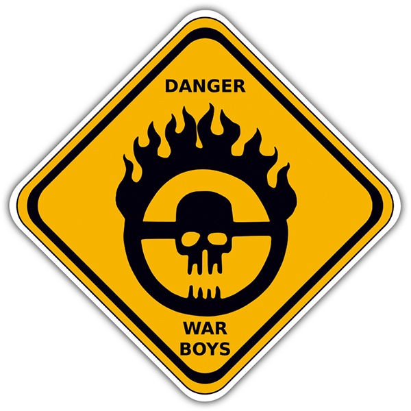 Adesivi per Auto e Moto: Danger War Boys