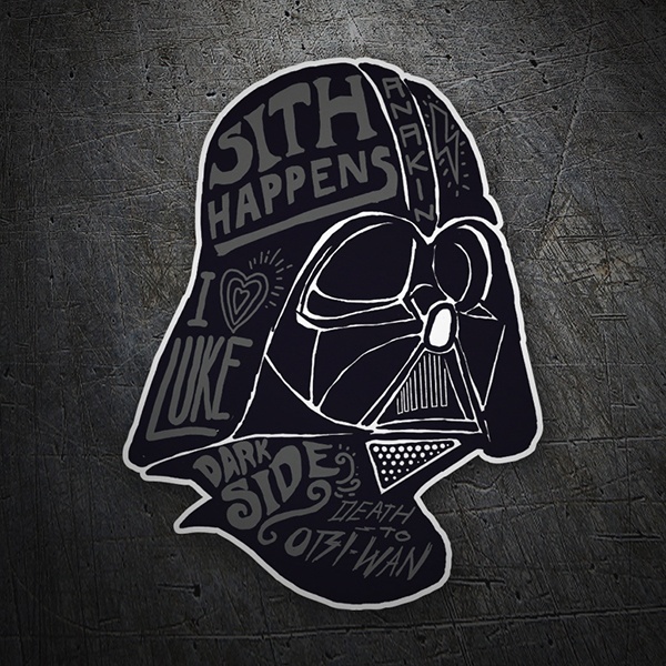 Casco di Darth Vader graffiti 1/1