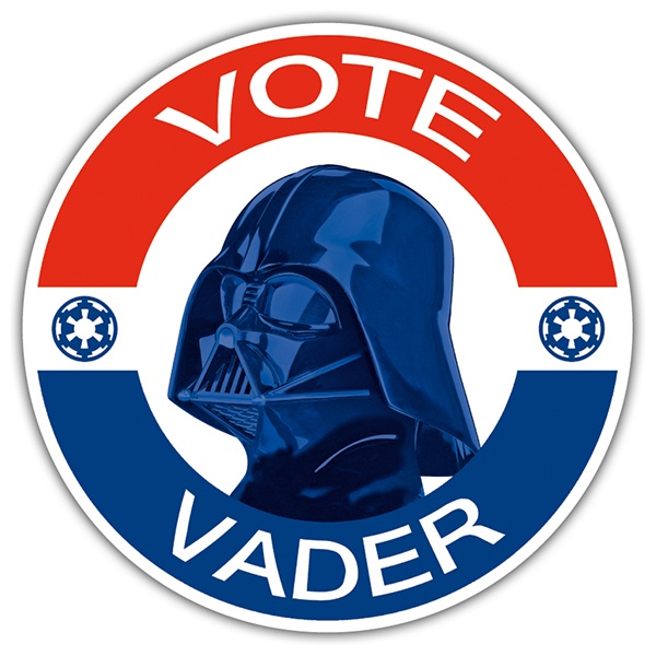 Adesivi per Auto e Moto: Vote Vader