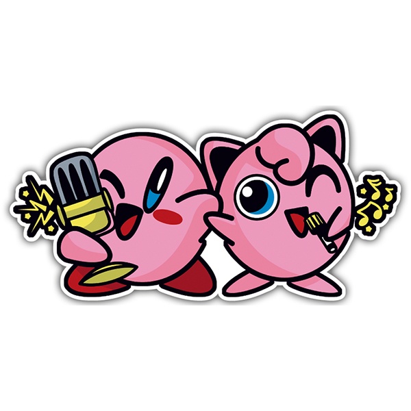 Adesivi per Auto e Moto: Canto di Kirby
