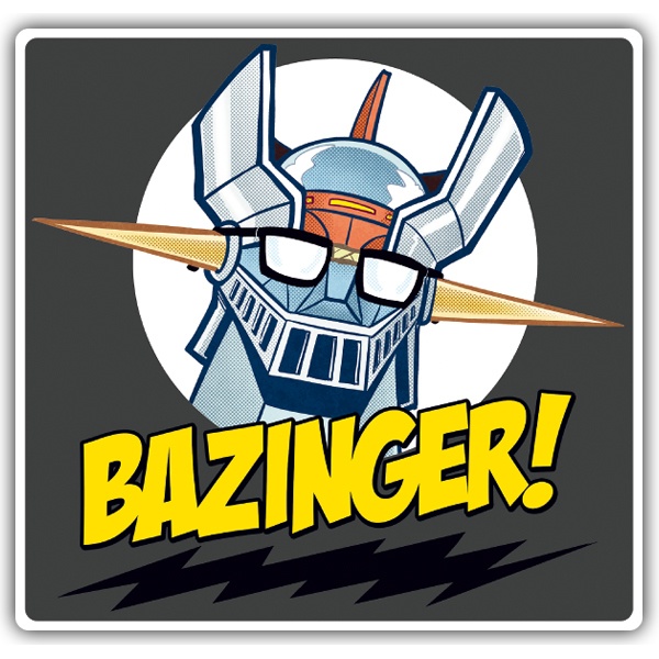 Adesivi per Auto e Moto: Mazinger Z a The Big Bang Theory