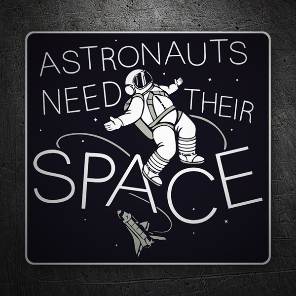 Adesivi per Auto e Moto: Gli astronauti devono loro spazio