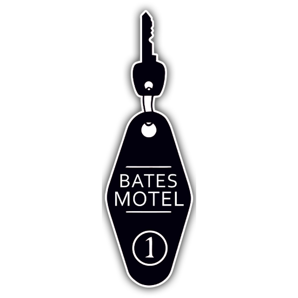 Adesivi per Auto e Moto: Chiave camera 1 Bates Motel