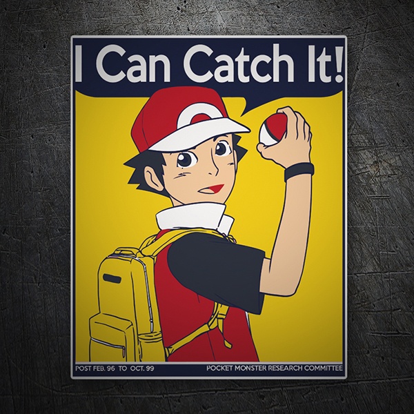 Adesivi per Auto e Moto: Ash Ketchum Pokémon