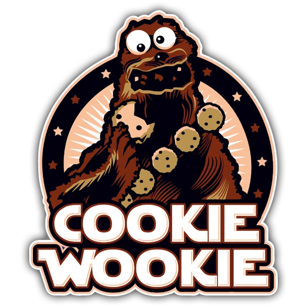 Adesivi per Auto e Moto: Cookie Wookie