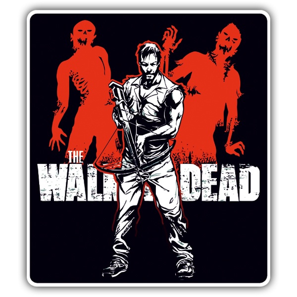 Adesivi per Auto e Moto: Daryl Walking Dead