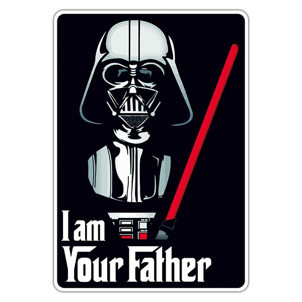 Adesivi per Auto e Moto: Io sono tuo padre