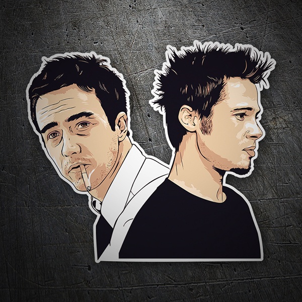 Adesivi per Auto e Moto:  Tyler Durden