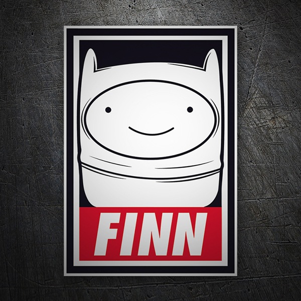 Adesivi per Auto e Moto: Finn Obey