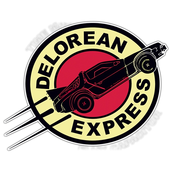 Adesivi per Auto e Moto: Delorean Express
