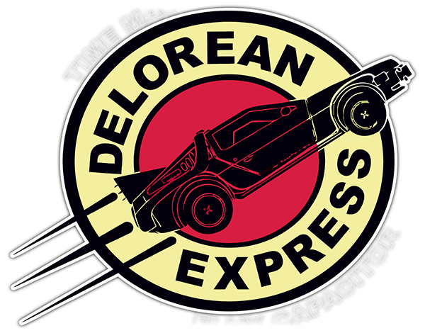 Adesivi per Auto e Moto: Delorean Express