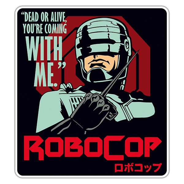 Adesivi per Auto e Moto: RoboCop, vivo o morto