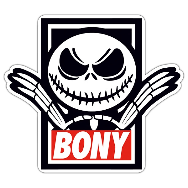 Adesivi per Auto e Moto: Jack Bony (Obey)