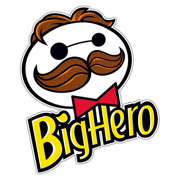 Adesivi per Auto e Moto: Big Hero Pringles