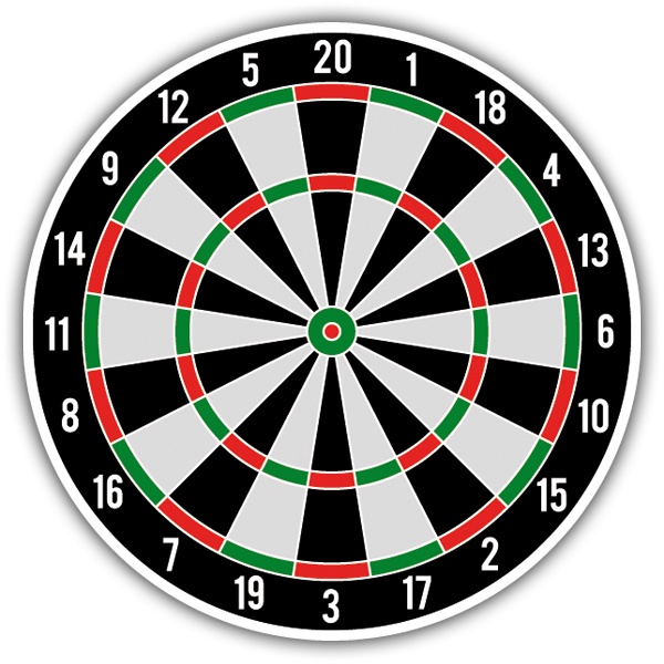 Adesivi per Auto e Moto: Diana di Dardi Circolare Multicolore