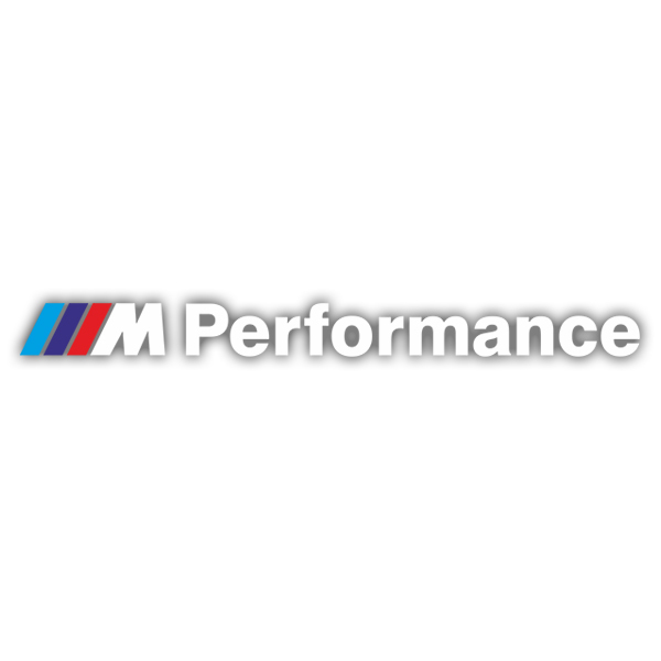 Adesivi per Auto e Moto: BMW Performance Bianco