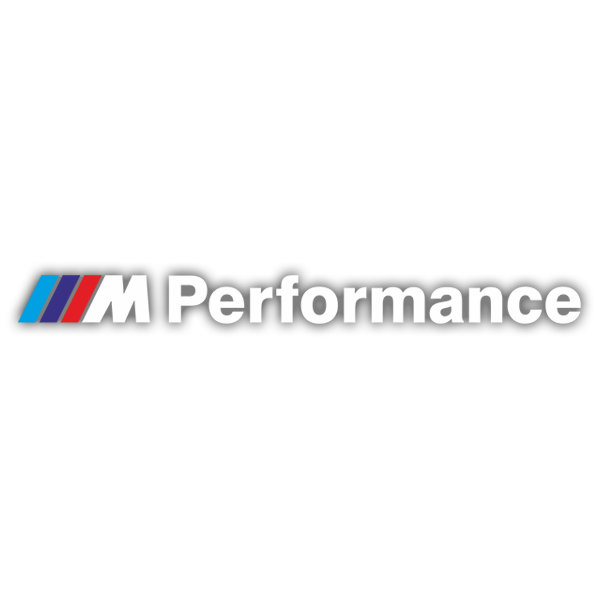 Adesivi per Auto e Moto: BMW Bianco M Performance