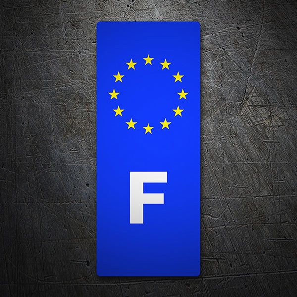 Adesivi per Auto e Moto: Registrazione Francia