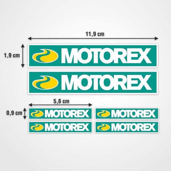 Set di adesivi Motorex 2/2